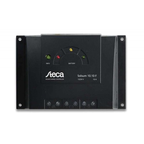 12-24 volt Steca Solsum 10A laadregelaar voor zonnepanelen 12-24 volt Steca Solsum 10A laadregelaar voor zonnepanelen