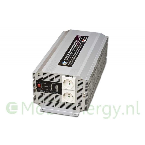 HQ 12 naar 230 volt omvormer, 2500 watt HQ 12 naar 230 volt omvormer, 2500 watt