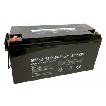 Centrac 12 volt AGM accu 165 Ah