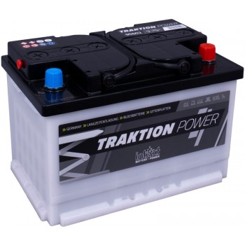 Robustak 12 volt recreatie semitractie accu 75 Ah